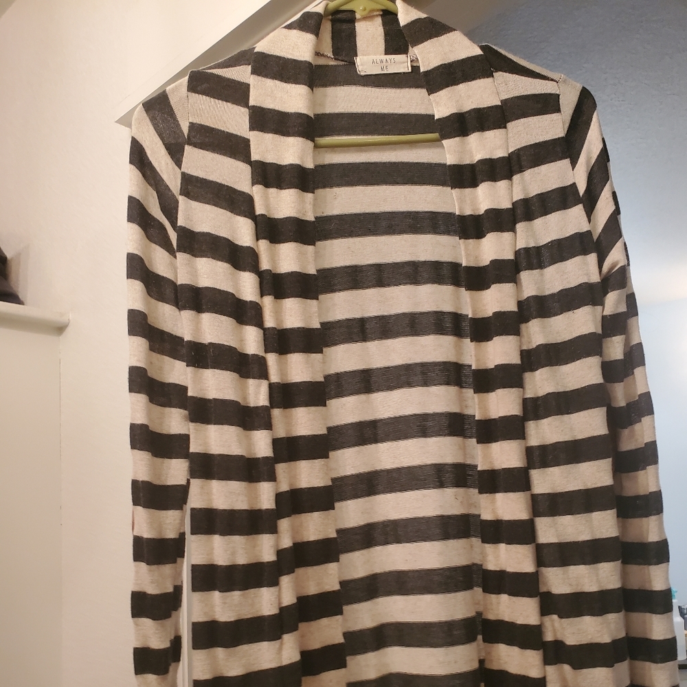 Striped Cardigan